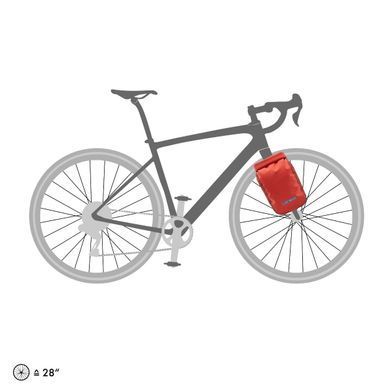 Сумка велосипедна на вилку Ortlieb Fork Pack Plus, 5,8л, червоний