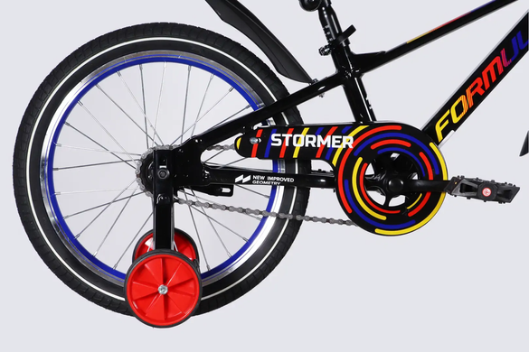 Детский велосипед 18" Formula STORMER (2026), черный