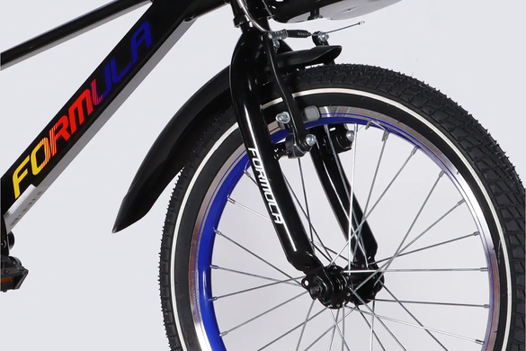 Детский велосипед 18" Formula STORMER (2026), черный