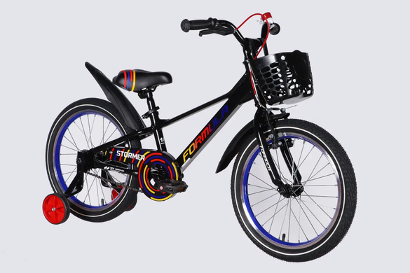 Детский велосипед 18" Formula STORMER (2026), черный
