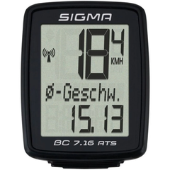 Велокомп'ютер Sigma Sport BC 7.16 безпровідний, чорний