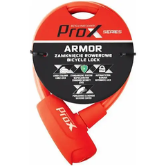 Велозамок Prox Armor 12x600 мм, червоний