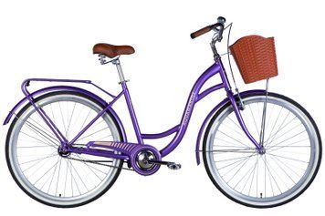 Велосипед 26" Dorozhnik AQUAMARINE 2025, 17", фіолетовий