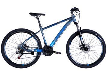 Велосипед 27.5" SPACE MERCURY (2026), 17", сіро-синій