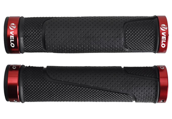 Велосипедные ручки ProX VLG-776AD3 129мм Gel, черный/красный