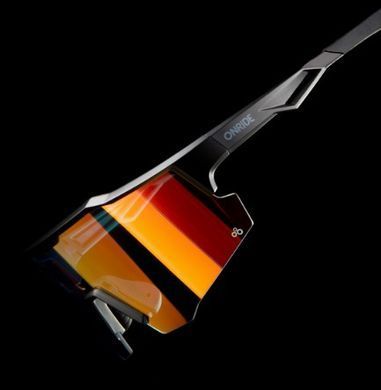 Окуляри ONRIDE CL Trend з лінзою Photochromic Revo Red кат 1-3 (78-16%), оправа TR90 чорна