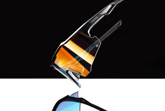 Окуляри ONRIDE CL Trend з лінзою Photochromic Revo Red кат 1-3 (78-16%), оправа TR90 чорна