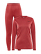 Термобілизна жіноча Craft Core Warm Baselayer Set Woman, червоний, XS