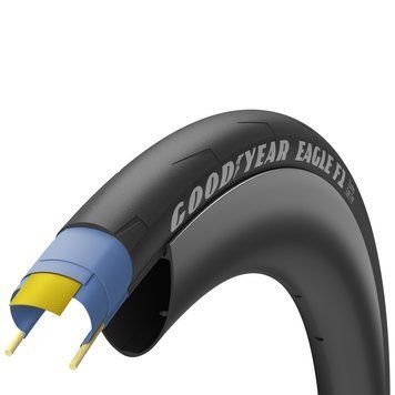 Покришка 700x30 (30-622) GoodYear EAGLE F1 Tube Type, чорний