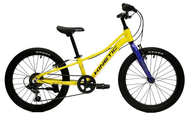 Велосипед Kinetic COYOTE 20'' 2022, 9", жовтий