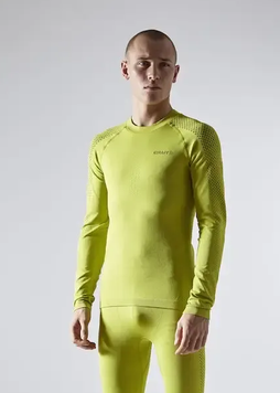 Лонгслів Craft ADV Warm Fuseknit Intensity LS Man, салатовий, XS