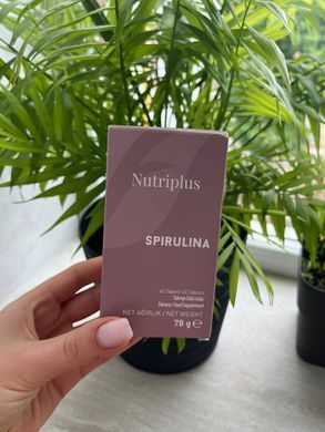 Диетическая добавка Спирулина Nutriplus, 60 шт (78 г)