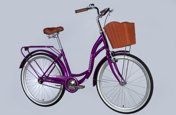 Велосипед 26" Dorozhnik AQUAMARINE 2025, 17", бузковий