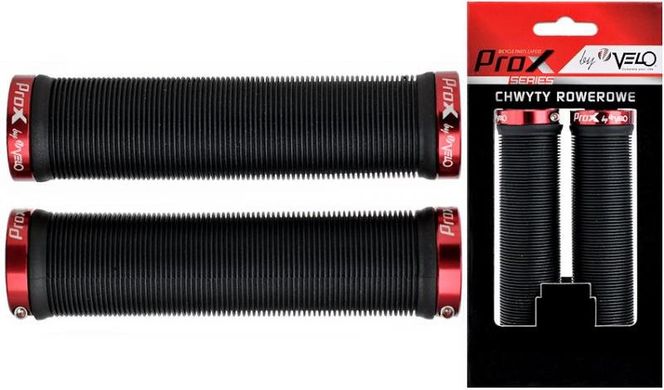Гріпси ProX VLG-1266AD2 135 мм, чорний з червоним