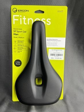 Сідло Ergon SF Sport Gel Men, чорний, S/M