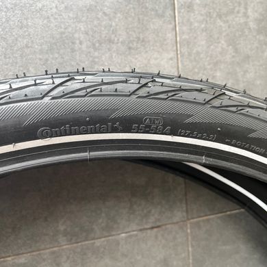 Покрышка Continental Contact Plus City 27,5 x 2,20, чёрный