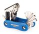 Мультитул Park Tool MTC-40, 2,5/3/4/5/6/8mm, T25/T30, викрутка, витискач ланцюга, адаптер накачування CO2, вирівнювач роторів, cиній