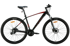 Велосипед 29" Leon TN-80 AM Hydraulic lock out HDD 2024, 19", чорний з червоним
