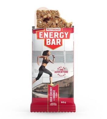 Углеводный батончик NUTREND Energy Bar (Вишня + Апельсин) 60 г