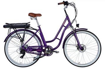 Електровелосипед 28" Dorozhnik eCORAL 48B 17.5А*г 500Вт (2026), 19", фіолетово-синій