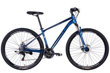 Велосипед 29" Formula MOTION 2025, 21", синьо-чорний