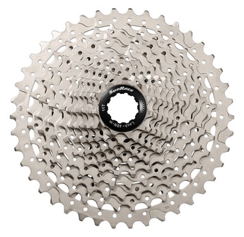 Касета 11S 11-42T SUN RACE MS7 MTB Metallic Silver, сріблястий