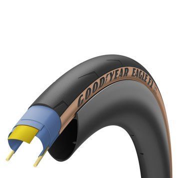 Покришка 700x32 (32-622) GoodYear EAGLE F1 Tubeless Complete, коричневий