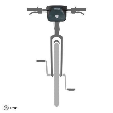 Сумка велосипедна на кермо Ortlieb Ultimate asphalt-black 6,5 л