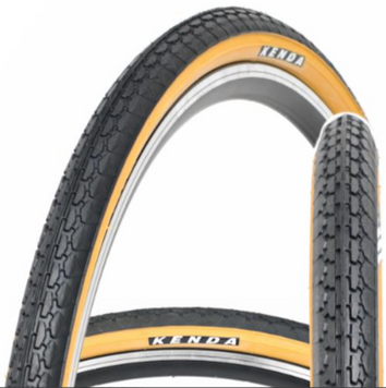 Покришка Kenda K125 700 x 32C чорний бежевим боком, бежевий