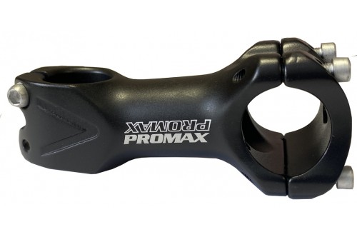 Винос керма Promax 1 1/8" 31,8 х 90 мм, чорний