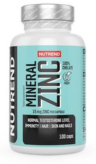 Цинк Nutrend Mineral Zinc 100%, 100 капсул