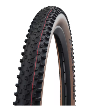 Покришка 29x2.25 (57-622) Schwalbe RACING RAY SnakeSkin, Чорний з коричневим