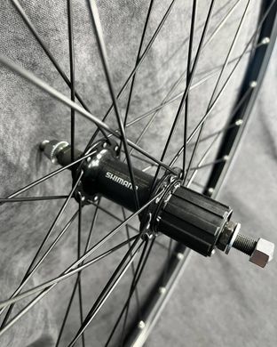 Колесо заднее 29/28" Rodi Skorpion 32 спицы, втулка Shimano FH-TX800 под кассету 8-10шв., V-brake, чёрный