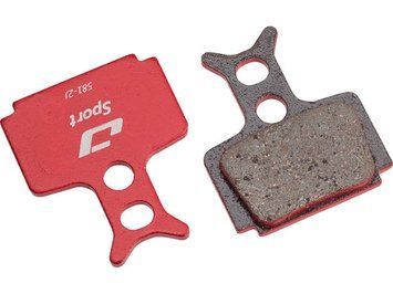 Колодки гальмівні диск JAGWIRE Red Mountain Sport DCA080 - Formula R1, червоний
