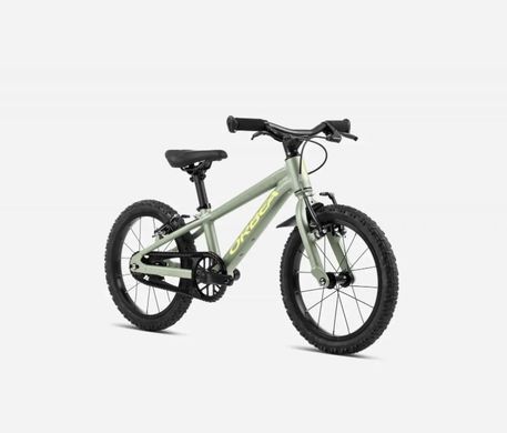 Велосипед 16" Orbea MX 16 (2025) metallic green artichoke (matt) yellow (matt)