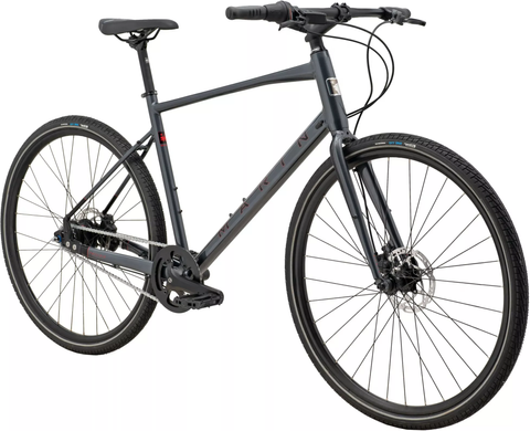 Велосипед 28" Marin Presidio 2 рама - M 2024 Gloss Charcoal/Black/Black Red
