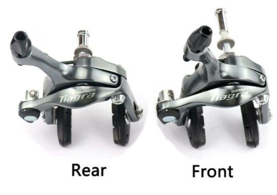 Гальма шосейні Shimano Tiagra BR-4700 на два колеса, темно-сірий