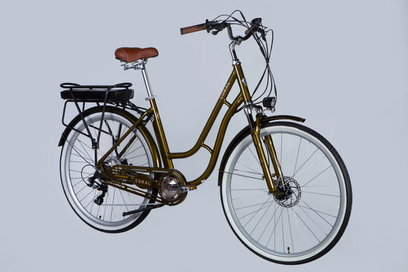 Электровелосипед 28" Dorozhnik eCORAL 48B 17.5А*г 500Вт (2026), 19", бронзовый