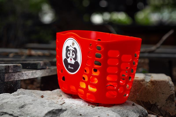 Корзина детская на руль ONRIDE Pony Maxi, красный