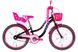 Велосипед 20" Formula FLOWER PREMIUM 2024, чорний з рожевим
