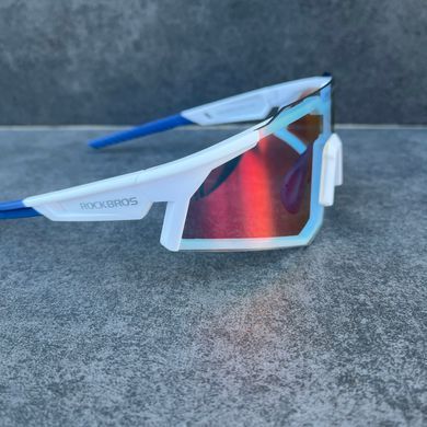 Фотохромные очки RockBros SP291, белый с синим