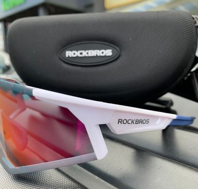 Фотохромні окуляри RockBros SP291, білий з синім