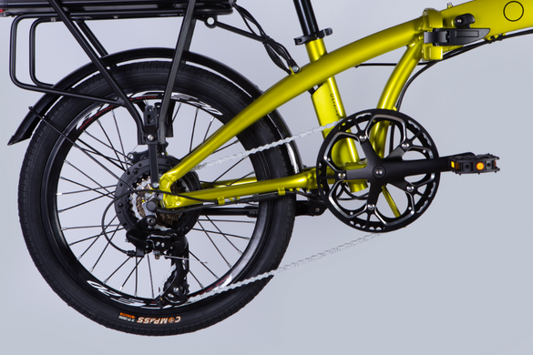 Электровелосипед 20" Dorozhnik eONYX 48B 12.5Ah 500W (2025), 11", горчичный