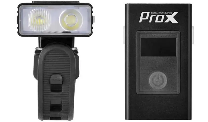 Фара передня ProX Szedar 400Lm, 1500mAh, USB-C, чорний