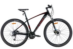 Велосипед 29" Leon TN-80 AM Hydraulic lock out HDD 2022, 19", черный с красным