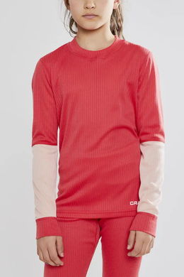 Комплект дитячої термобілизни Craft Baselayer Set Junior, червоний, 158/164 см
