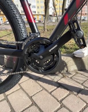 Велосипед 29" Leon TN-80 AM Hydraulic lock out HDD 2022, 19", чорний з червоним