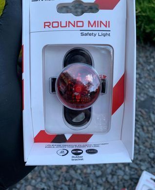 Задний фонарик Smart Round mini, чёрный