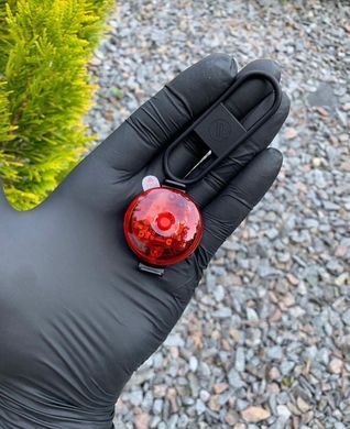 Задний фонарик Smart Round mini, чёрный
