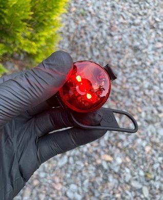 Задний фонарик Smart Round mini, чёрный